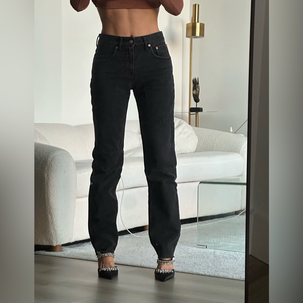 Maison Martin Margiela Dark Charcoal Straight Leg Jeans